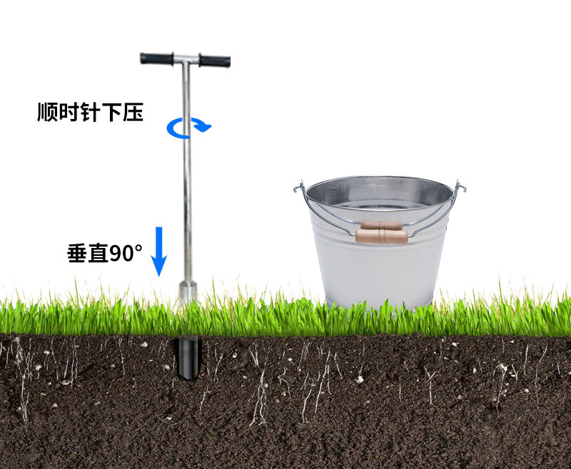 土壤温湿度检测系统安装之钻孔法